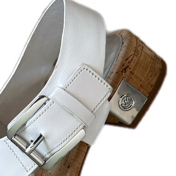 Michael Kors London Thong Sandals leather T Strap Slingback - Picture 9 of 11